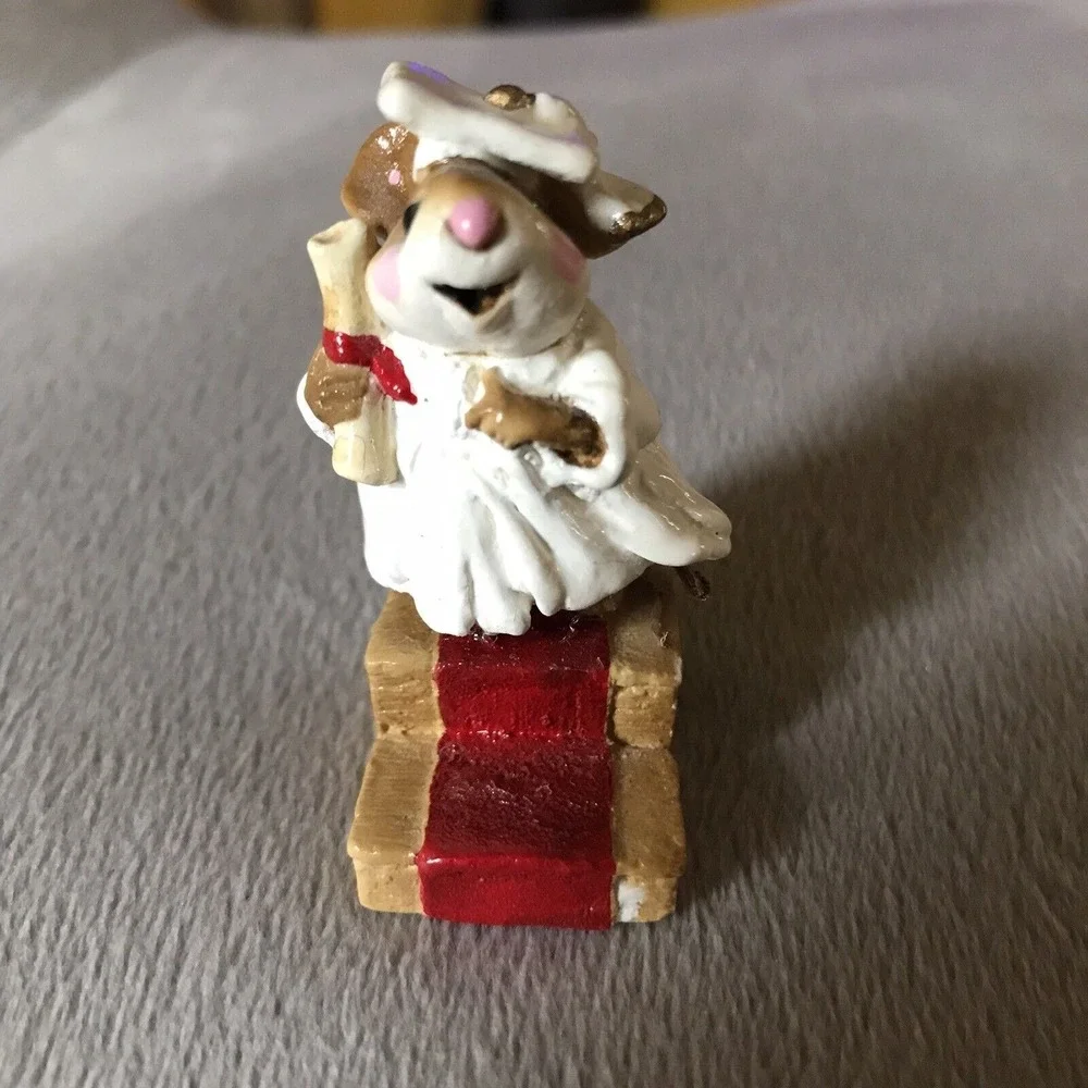 Vintage Wee Forest Folk M-161 Graduation Day Retired 1989 Petersen EUC